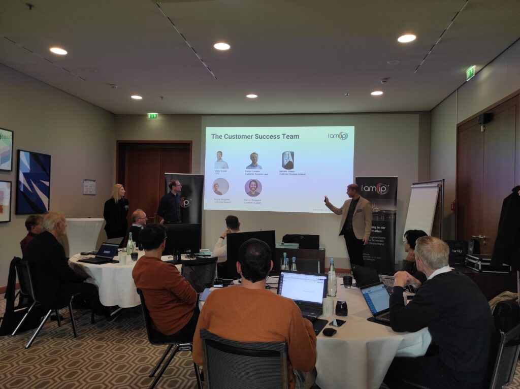 image of the customer success team introducing themselves for the workshop