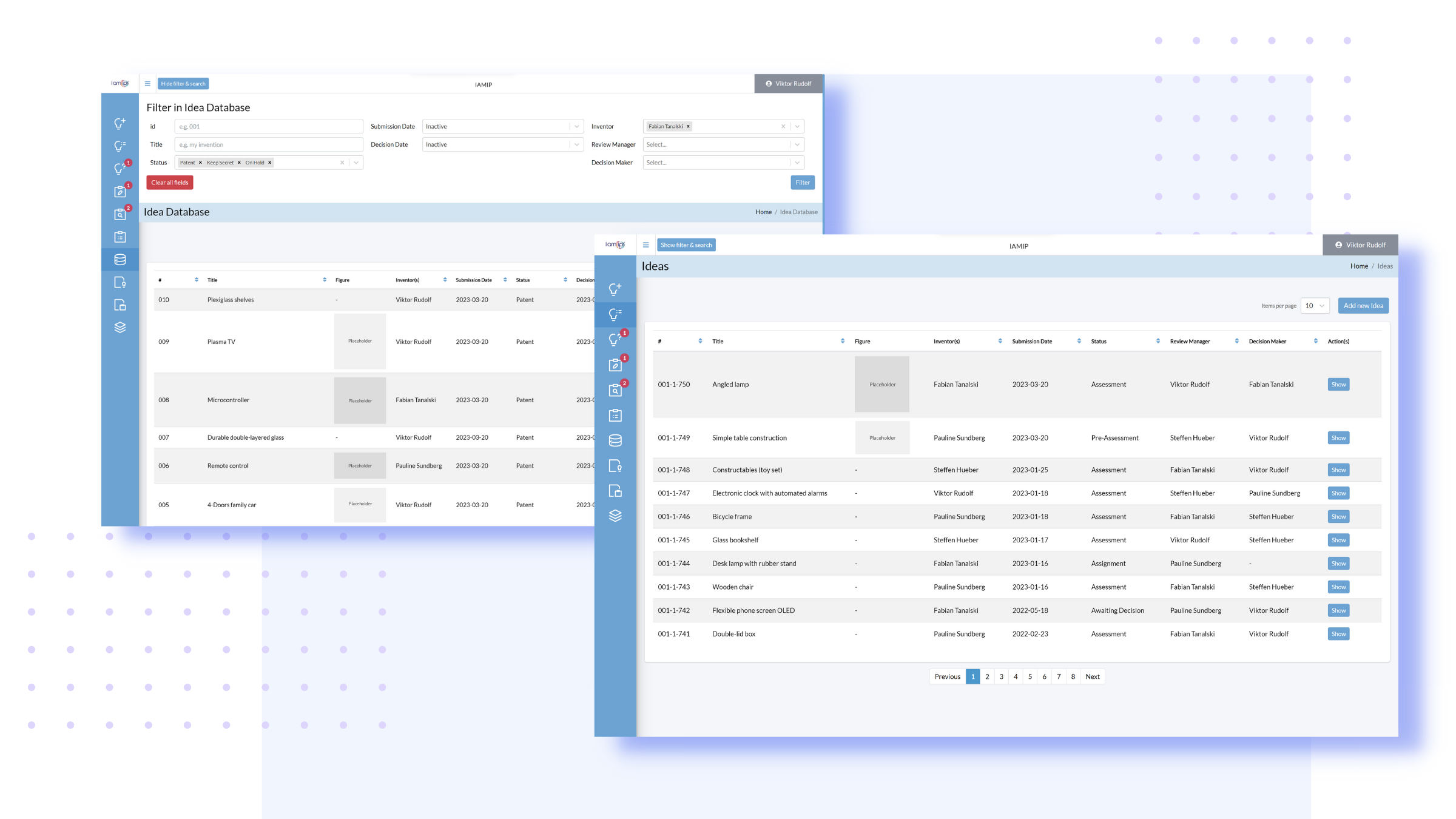 Idea Database screenshot Idea Database screenshot