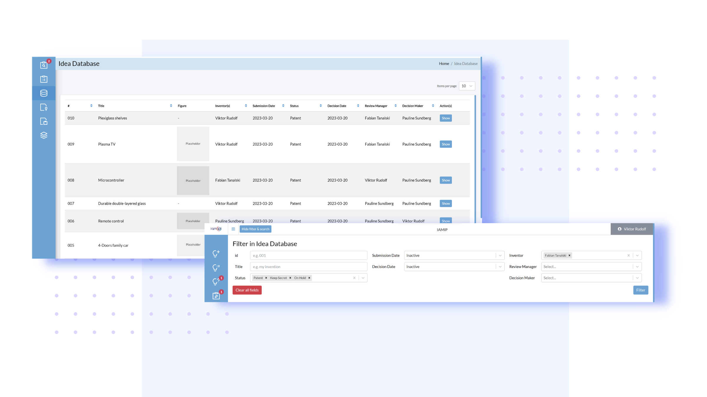 Idea Database screenshot Idea Database screenshot