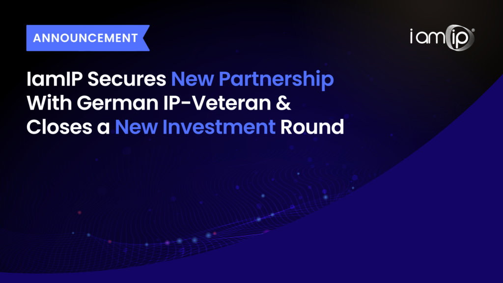 IamIP New Partnership and New Investment blog banner